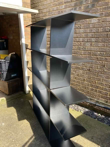 Photo of free Black IKEA shelving unit (LU2) #3