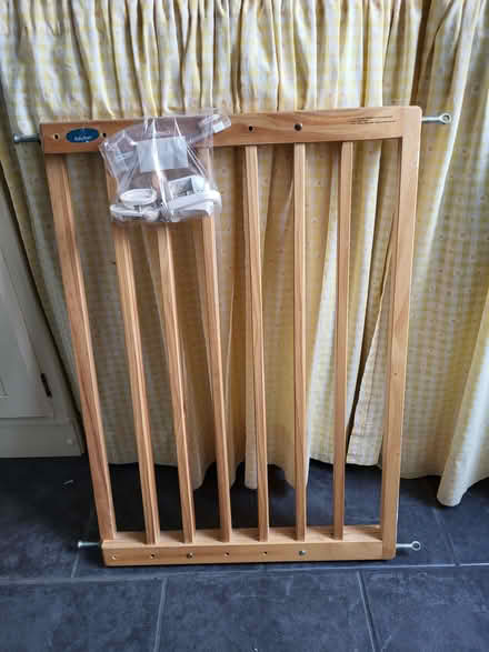 Photo of free Adjustable width wooden door / stair gate (Upton CH49) #2