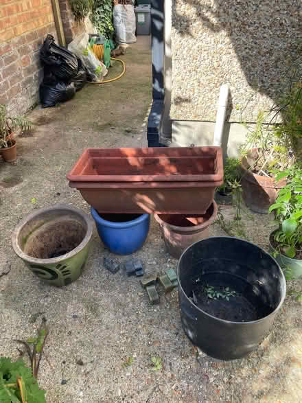 Photo of free Large Outdoor Garden Pots (Fratton PO1) #1