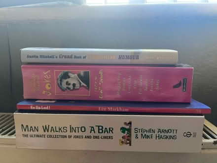 Photo of free 4 joke books (Copley Hill WF17) #1