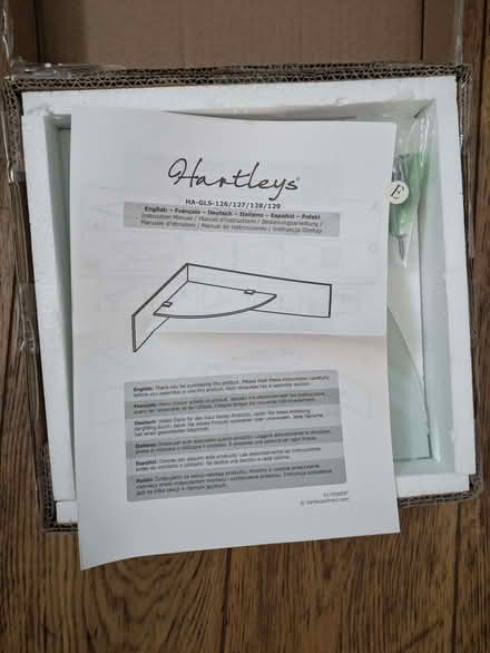 Photo of free Glass corner shelves x2 (Hove BN3) #1