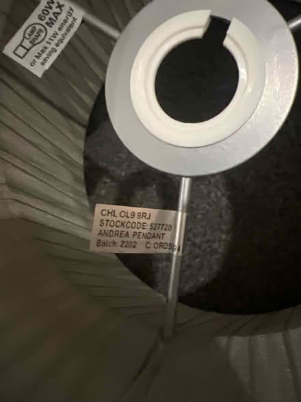 Photo of free Light pendant (Camberwell, SE5) #4