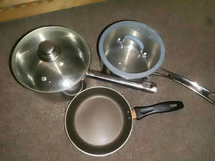 Photo of free Saucepans and frying pan (Birmingham B14) #1