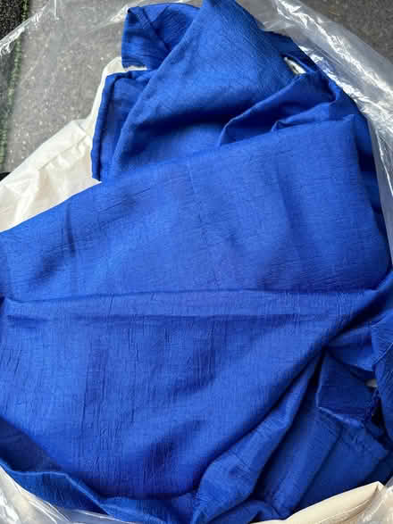 Photo of free Blue silk curtains (SY2) #1