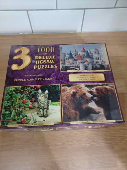 Photo of free 3 1000 peice jigsaw puzzles (North Shields NE30) #1