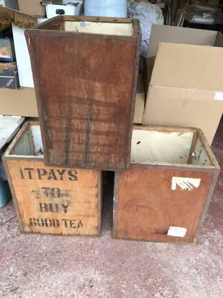 Photo of free Old tea chests (Knotty Green HP9) #1
