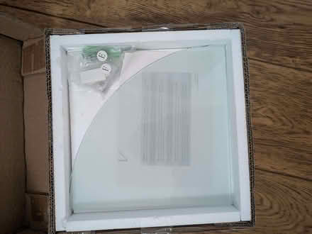 Photo of free Glass corner shelves x2 (Hove BN3) #2