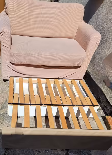 Photo of free 2-seater sofa-bed to give away (SM6) #3
