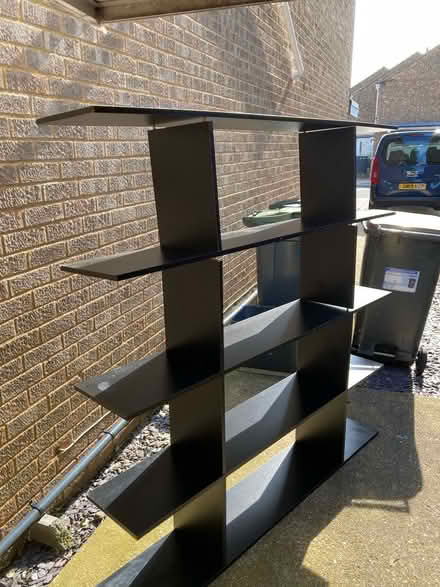 Photo of free Black IKEA shelving unit (LU2) #1