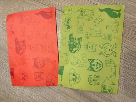 Photo of free 2 whole sheets of dog themed wrapping paper (Bedford MK42) #1