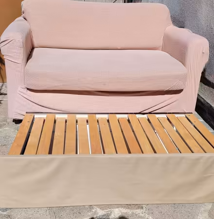 Photo of free 2-seater sofa-bed to give away (SM6) #2