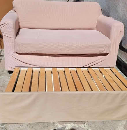 Photo of free 2-seater sofa-bed to give away (SM6) #2