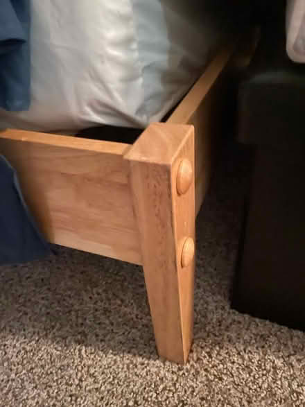 Photo of free IKEA Queen Platform Wood Bed Frame (Arden Area) #3