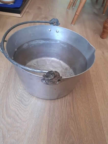 Photo of free Jam pot / aluminium cauldron (Parsons Heath, CO4) #1