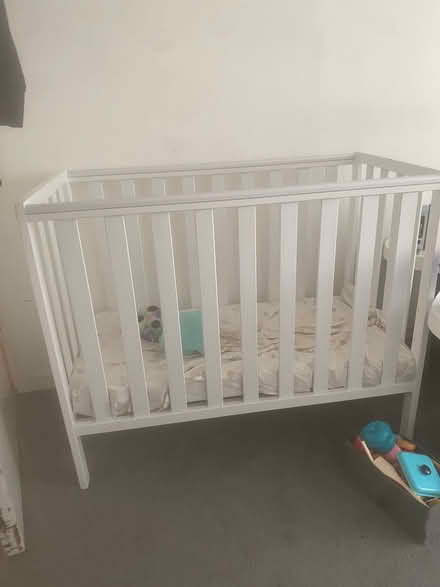 Photo of free cot bed with mattress (Dagenham) #1