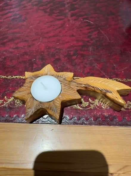Photo of free Wood tea candle holder / ornament (Tottenham N17) #2