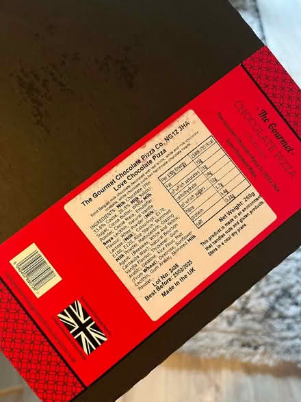 Photo of free Romantic chocolate ‘pizza’ (London fields E8) #2