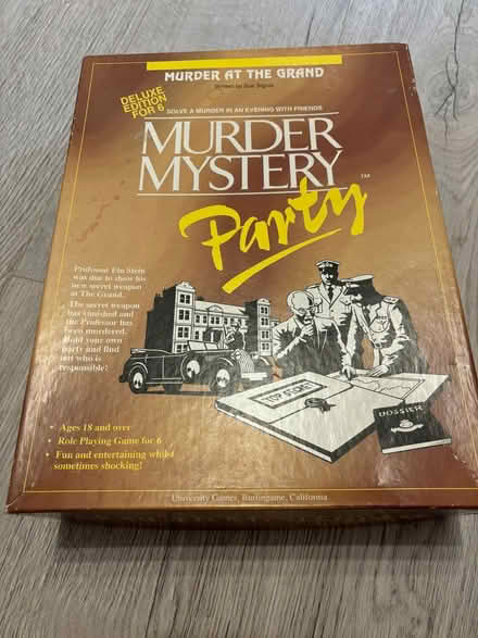 Photo of free Murder mystery dinner party set (Bedford MK42) #1