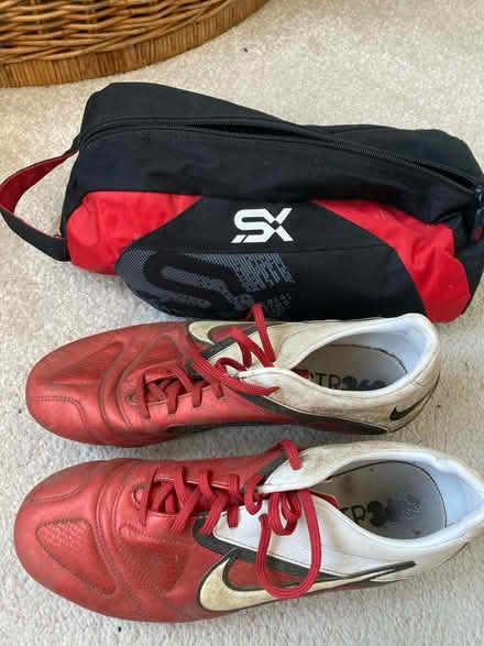 Photo of free Used football boots (10)+ case (Woking) #1