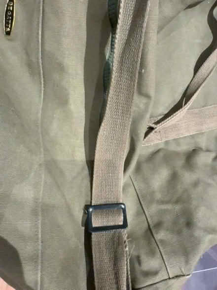 Photo of free Green canvas duffle bag (Tottenham N17) #3
