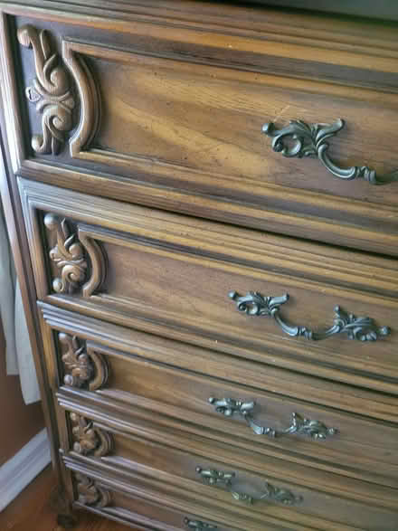 Photo of free Wood dresser (by Whole Foods) #2