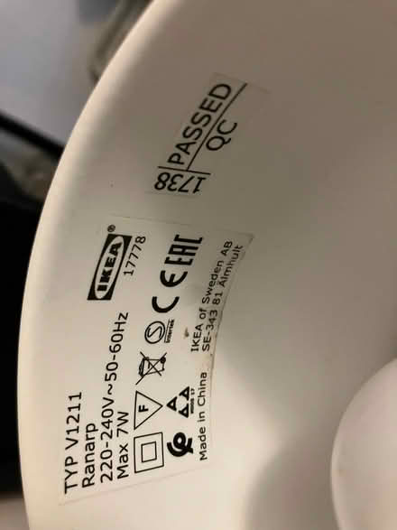 Photo of free IKEA Ranarp clamp light (NW10) #3