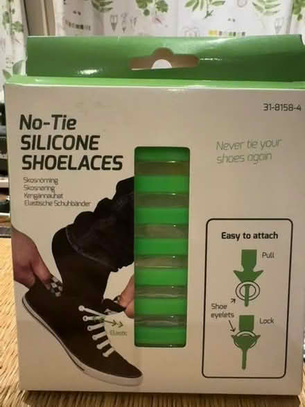 Photo of free NEW No tie silicone shoelaces set (Tottenham N17) #1