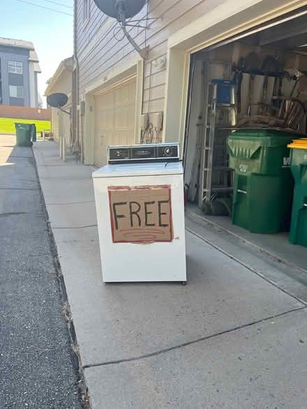 Photo of free Old washing machine (98th Ave & Federal Blvd) #1