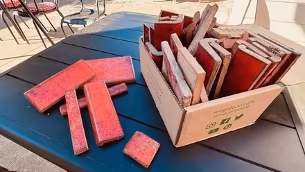 Photo of free Beautiful Red Handmade Tile Mosaics (Fruitvale between 580/Foothill) #1