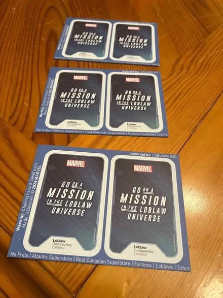 Photo of free Marvel Cards (McKellar) #1