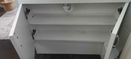 Photo of free Bathroom sink and cabinet (London Colney) #2