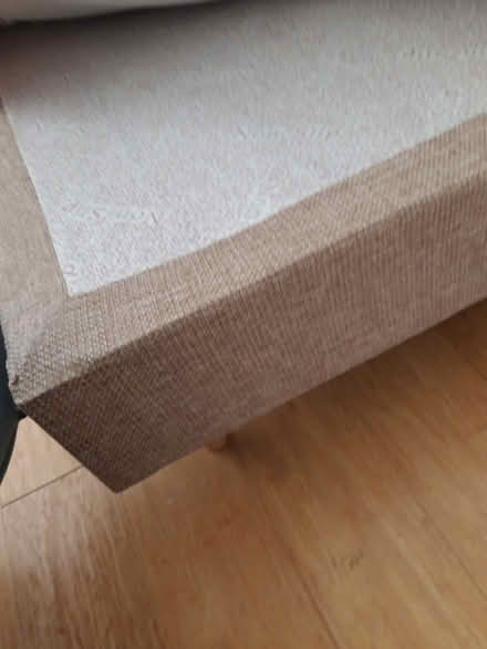 Photo of free 2 single divan bases, non slip, wood/oak legs (Kirtlington OX5) #1