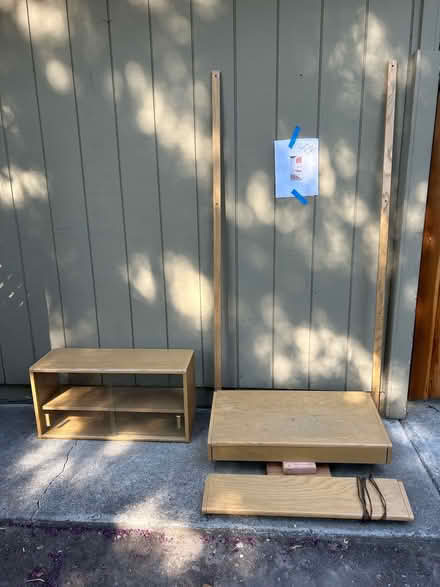 Photo of free Wall Unit Desk, shelf, cabinet (Walnut Creek) #1