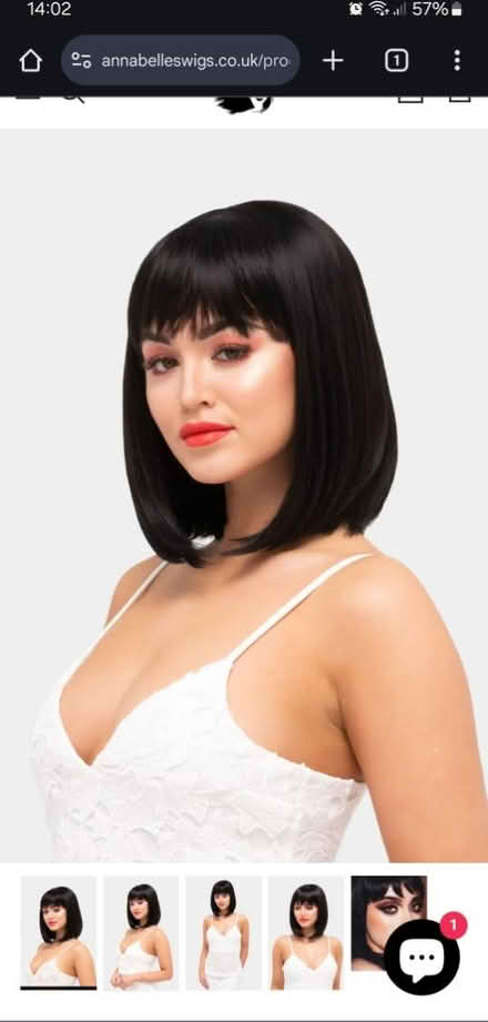 Photo of free Black bob wig (TF1) #1