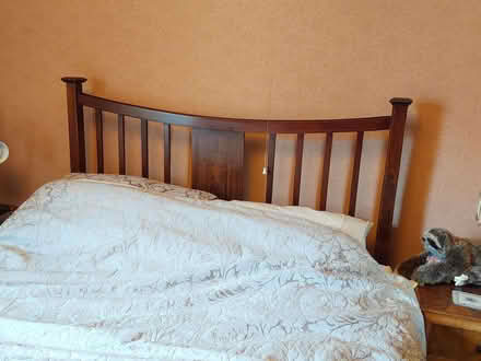Photo of free Antique Mahogany Inlaid Double Bed c1910 (Kedleston Road DE1) #2