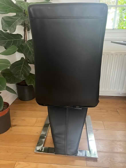 Photo of free 6 faux leather dining chairs (GU2) #3