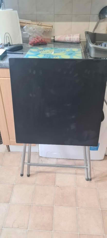 Photo of free Black folding desk (Hitchin SG4) #2