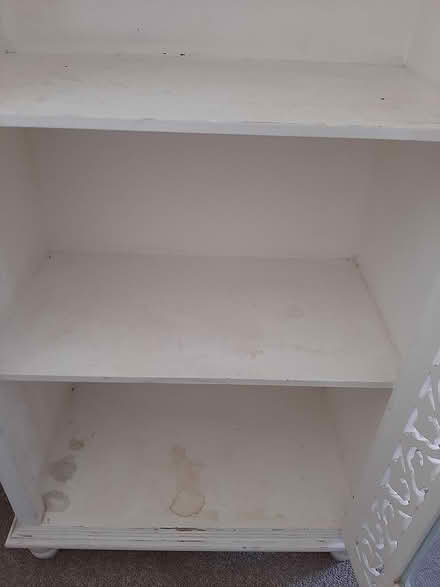 Photo of free Small glass fronted wood cabinet (Kenilworth) #3