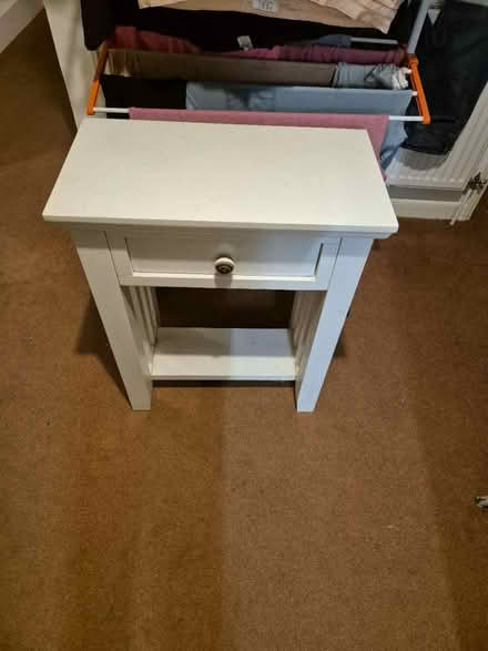 Photo of free White side table (Norwich) #1
