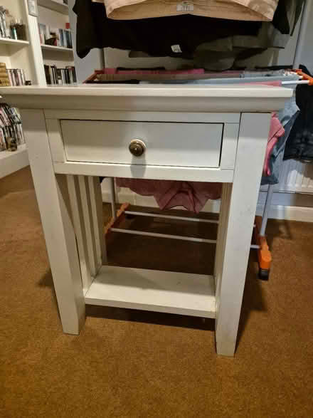 Photo of free White side table (Norwich) #2