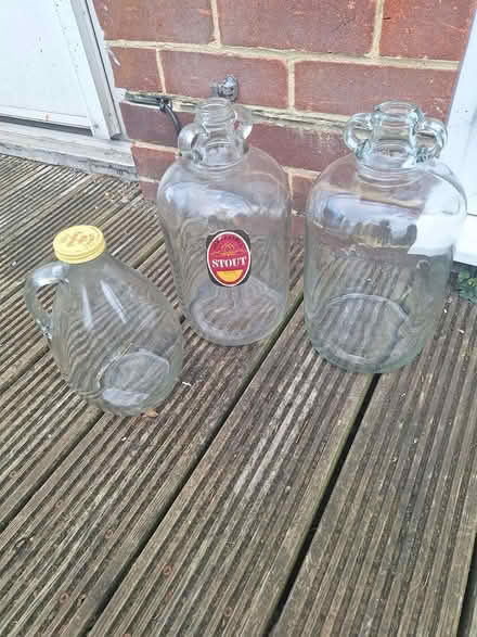 Photo of free 2 x Demi Johns, 1 x Cider Jug (Bedhampton PO9) #1