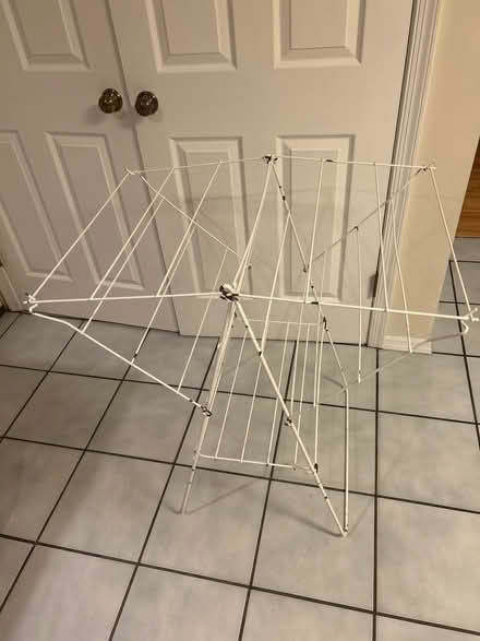 Photo of free Foldable Metal Drying rack (Dutch neck) #1