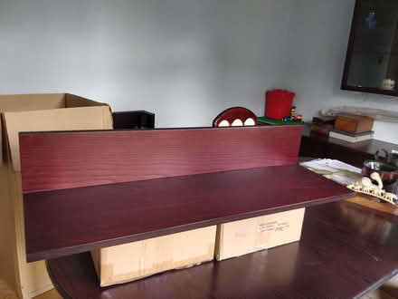 Photo of free Set of three rosewood shelves (Enfield EN2) #1