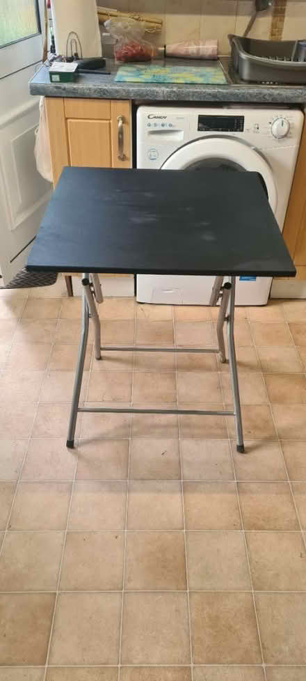 Photo of free Black folding desk (Hitchin SG4) #1