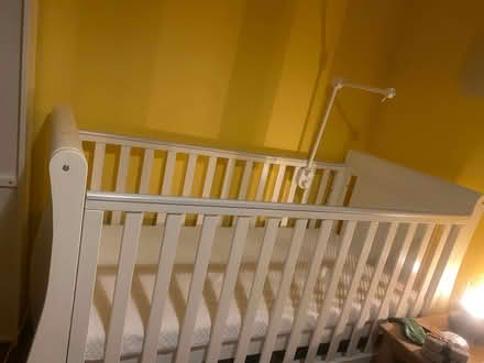 Photo of free Babymore Stella sleigh cot bed (Southgate N14) #2