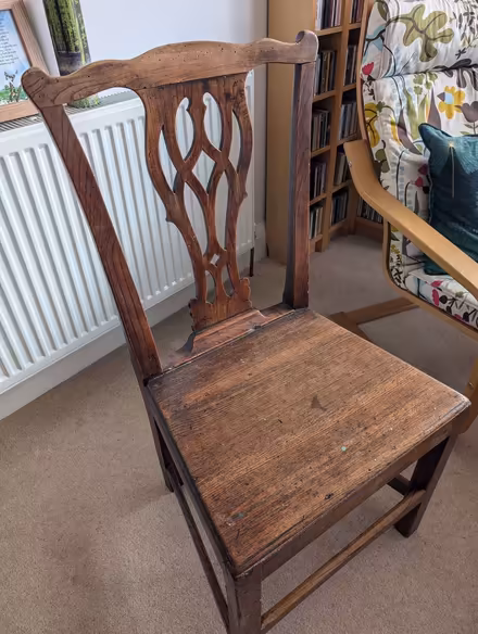Photo of free Old wooden chair (Stannington S6) #2
