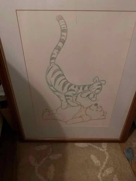 Photo of free Large picture of Winnie the pooh and Tigger (AB24) #1