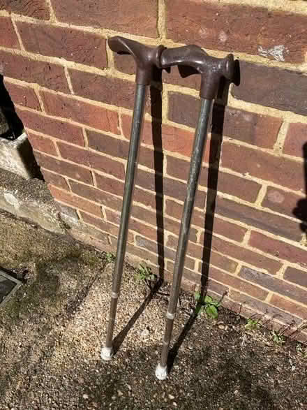 Photo of free Pair of Adjustable Walking Sticks (CT21) #1