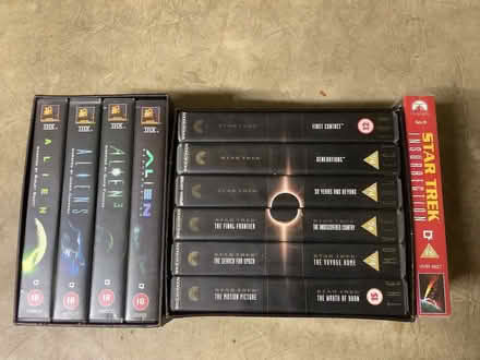 Photo of free VHS tapes - Star Trek, Alien (Newport Pagnell MK16) #1
