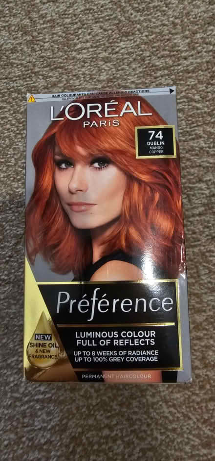 Photo of free L'Oréal Preference 74 Dublin Mango Copper (Hailsham BN27) #1